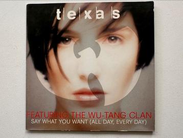 Texas & The Wu-Tang Clan - Say What You Want / Insane beschikbaar voor biedingen