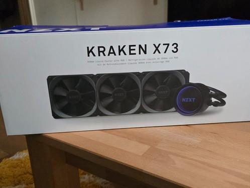 NZXT Kraken X73 360mm liquid cooler RGB AIO, Computers en Software, Computerkoelers, Zo goed als nieuw, Waterkoeling, Ophalen of Verzenden