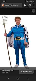 Superboer pak carnaval feest, Ophalen of Verzenden, Zo goed als nieuw, Carnaval