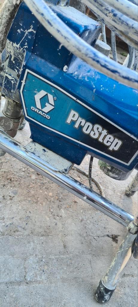 Graco Prostep 390 airless verfspuit Latex muurverf spuiten, Doe-het-zelf en Verbouw, Schildersmaterialen, Zo goed als nieuw, Verfspuit of Verfpomp