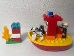 Duplo 10591 Brandweerboot, Kinderen en Baby's, Speelgoed | Duplo en Lego, Ophalen of Verzenden, Zo goed als nieuw, Complete set