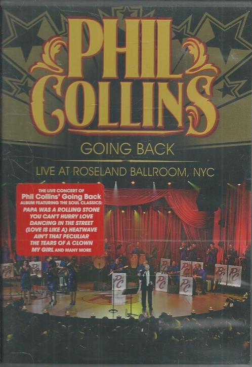 Phil Collins - Going back, live at Roseland ballroon, NYC, Cd's en Dvd's, Dvd's | Muziek en Concerten, Nieuw in verpakking, Ophalen of Verzenden