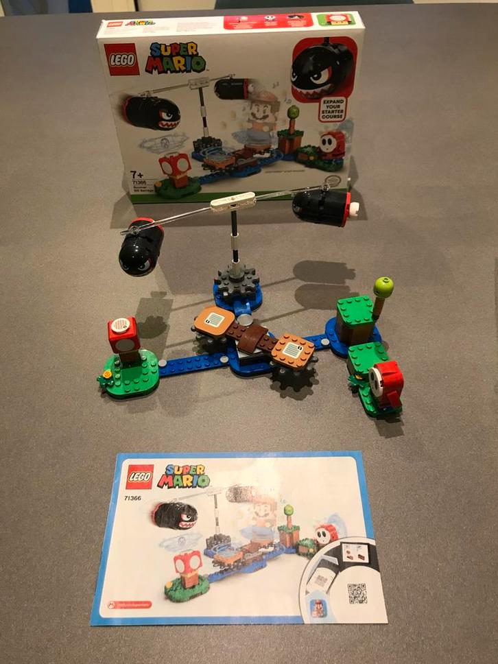 LEGO Super Mario Boomer Bill Uitbreidingsset 71366, Kinderen en Baby's, Speelgoed | Duplo en Lego, Zo goed als nieuw, Lego, Complete set