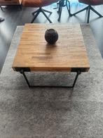Mooie salon tafel, 50 tot 100 cm, Vierkant, Ophalen of Verzenden, Zo goed als nieuw