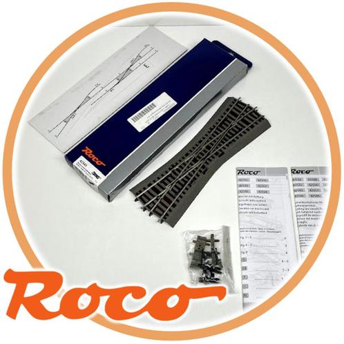 H0 – Roco - Enkele kruiswissel (15), Hobby en Vrije tijd, Modeltreinen | H0, Zo goed als nieuw, Rails, Gelijkstroom, Roco, Ophalen of Verzenden