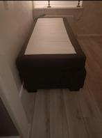 Boxspring 80x200 elektrische Antraciet, Ophalen, Eenpersoons, Zo goed als nieuw, 80 cm