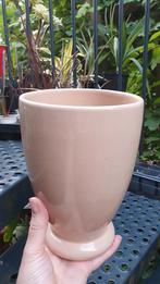Vaas / bloempot keramisch, Rond, Zo goed als nieuw, Aardewerk, Tuin