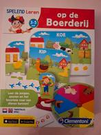 Clementoni 3-5 jaar op de boerderij Spelend Leren, Ophalen of Verzenden, Zo goed als nieuw
