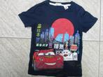 Cars T-shirt blauw maat 98 / 104 H&M shirt korte mouwen, Jongen, Ophalen of Verzenden, Zo goed als nieuw, Shirt of Longsleeve