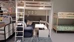 Hoogslaper Ikea, Huis en Inrichting, Slaapkamer | Stapelbedden en Hoogslapers, Hoogslaper, Zo goed als nieuw, Twijfelaar, 200 cm