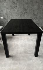 Eettafel zwart, Huis en Inrichting, Tafels | Eettafels, Ophalen, Gebruikt, 100 tot 150 cm, 50 tot 100 cm