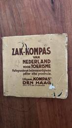 Oude Landkaart Nederland - Zak Kompas Boekje, Gelezen, Ophalen of Verzenden, Landkaart, 1800 tot 2000