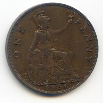 Groot-Brittannië 1 Penny 1936 beschikbaar voor biedingen
