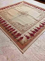 Tafelkleed België F. de Villeneuve Markies Markiezin 140/140, Huis en Inrichting, Gebruikt, Etten-Leur, Vierkant, DJT@dejuistetoon.eu