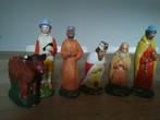 verschillende beeldjes van gips, kerstgroep, Diversen, Kerst, Ophalen of Verzenden, Gebruikt
