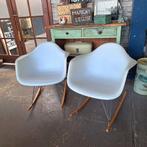 Vitra Eames RAR schommelstoelen (replica), Hout, Twee, Design, Wit