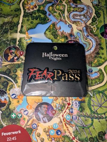 Toverland Fear Pass 2024 pin beschikbaar voor biedingen