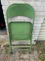 Leuke vintage klapstoeltjes jaren 60, Tuin en Terras, Tuinstoelen, Ophalen, Gebruikt, Metaal