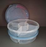 Sorteerbakken / serveerschalen afsluitbaar 25 cm, Ophalen of Verzenden, Zo goed als nieuw