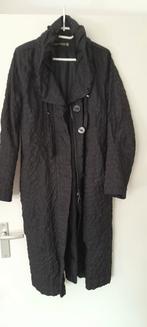 Elegante lange zwarte regenjas CREENSTONE maat M, Maat 38/40 (M), Zwart, Creenstone, Ophalen of Verzenden