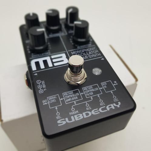 Subdecay M3 Mono Guitar Synthesizer Effectpedaal, Muziek en Instrumenten, Effecten, Zo goed als nieuw