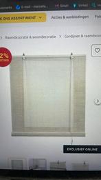 4x Wit Bamboe lamellen rolgordijn nieuw 120 breed - 180 lang, 100 tot 150 cm, Wit, Nieuw, Ophalen of Verzenden