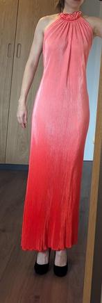 Lange zomerjurk, ombre, Kleding | Dames, Jurken, Oranje, Ophalen of Verzenden, Zo goed als nieuw, Maat 36 (S)