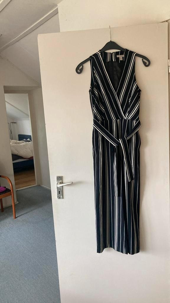 Jumpsuit, zwart-wit gestreept, Kleding | Dames, Jumpsuits, Zo goed als nieuw, Maat 36 (S), Zwart, Ophalen of Verzenden