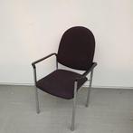 4x Casala vergaderstoelen kantoorstoelen met zwarte stof, Vier, Gebruikt, Stof, Ophalen of Verzenden