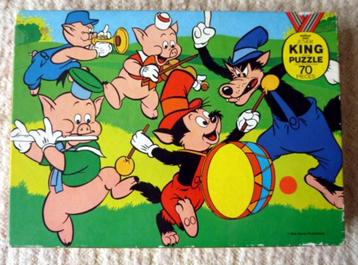 Disney puzzel Biggetjes vieren feest 70 st. - compleet beschikbaar voor biedingen