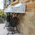 oud gietijzeren tafel onderstel WERTHEIM bistro, Ophalen