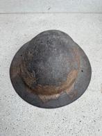 Wo1 Engelse helm eerste model ! ZELDZAAM !, Ophalen of Verzenden, Landmacht, Engeland, Helm of Baret