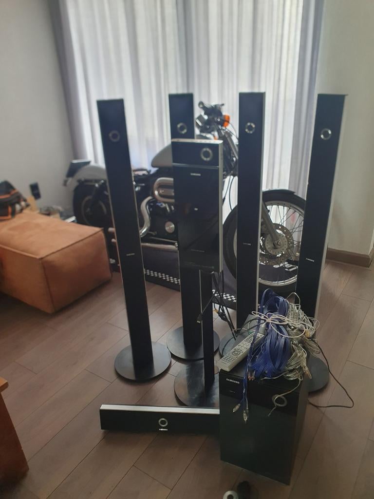 Samsung HT-P1200 Home Cinema Systeem, Audio, Tv en Foto, Home Cinema-sets, Ophalen, Gebruikt, 5.1-systeem, Dvd-speler