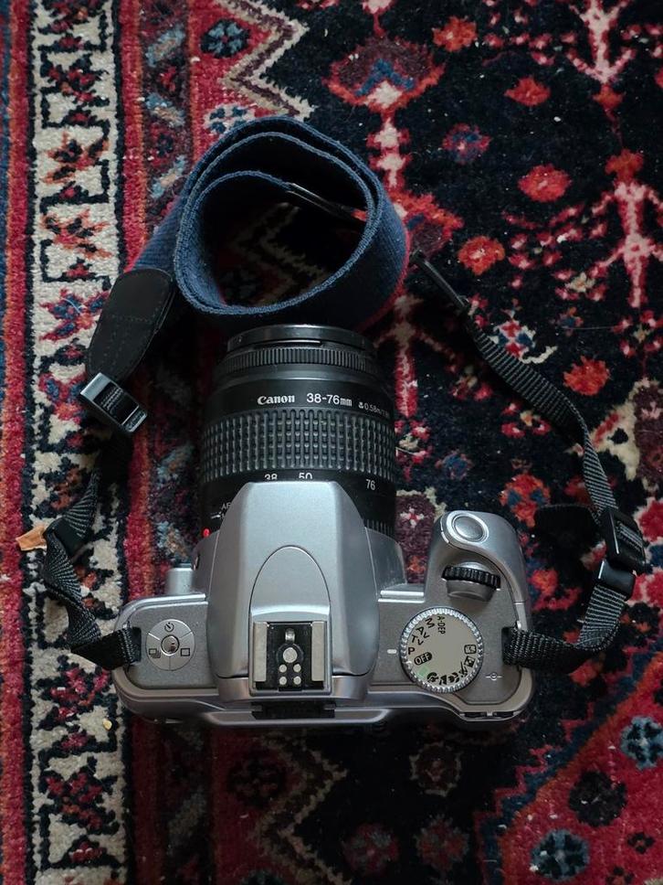 Canon EOS 300V met 38-76mm Lens, Audio, Tv en Foto, Fotocamera's Analoog, Gebruikt, Spiegelreflex, Canon, Ophalen of Verzenden
