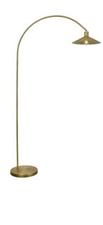 Vloerlamp staand messing, Huis en Inrichting, Lampen | Vloerlampen, Ophalen, Zo goed als nieuw, 150 tot 200 cm