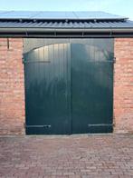 Houten tuin/ schuur deuren, Gebruikt, Ophalen of Verzenden, Buitendeur, Hout