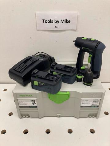 Festool c18 accu schroef/boormachine set  beschikbaar voor biedingen
