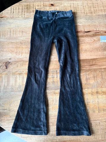 Flared broek Jubel ribstof donkergrijs 128 beschikbaar voor biedingen