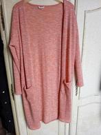 Lang gemeleerd vest, Kleding | Dames, Grote Maten, Ophalen of Verzenden, Zo goed als nieuw, Grijs, Trui of Vest