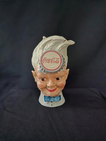 Coca Cola oud vintage spaarpot, prachtig ontwerp  Coca Cola, beschikbaar voor biedingen