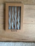Ravie Gedraaide Kaarsen - 6 Stuks, Huis en Inrichting, Woonaccessoires | Kandelaars en Kaarsen, Overige materialen, Wit, Nieuw