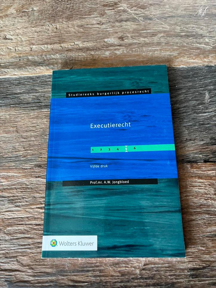 A.W. Jongbloed - Executierecht 5e druk, Boeken, Studieboeken en Cursussen, Zo goed als nieuw, HBO, Alpha, Ophalen of Verzenden
