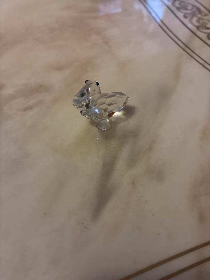 Swarovski pelikaan, Verzamelen, Swarovski, Zo goed als nieuw, Figuurtje, Ophalen of Verzenden