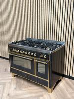 Prachtige Boretti Majestic 120cm Goud Messing + Visbrander, Witgoed en Apparatuur, Fornuizen, 60 cm of meer, Ophalen of Verzenden