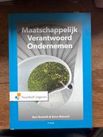 Studieboek Maatschappelijk Verantwoord Ondernemen - Nieuw, Ophalen of Verzenden, Nieuw, Economie en Marketing