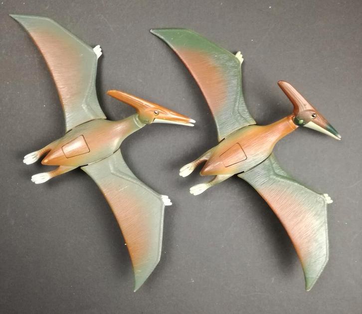 Dino Riders 2x PTERANODON 1988 TYCO, Verzamelen, Speelgoed, Gebruikt, Verzenden