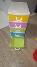 Kleurrijk ladekastje - perfect voor kleine spullen!, Ophalen, Kunststof, 5 laden of meer, Zo goed als nieuw