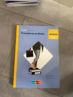 Procedures en Recht - MBO BV in Balans, Ophalen of Verzenden, Beta, Zo goed als nieuw, MBO