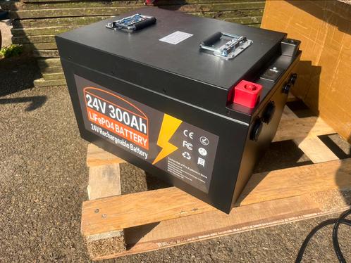 24v 300ah LiFePO4 accu (lithium boot golfcar camper caravan), Auto-onderdelen, Accu's en Toebehoren, Nieuw, Ophalen