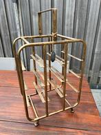 Riverdale Wijnrek - Gouden accenten, Huis en Inrichting, Woonaccessoires | Wijnrekken, 5 tot 15 flessen, Ophalen of Verzenden